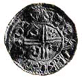 Penning. Olof Sktkonung 994 - 1022 e Kr. Sigtuna ca 995.